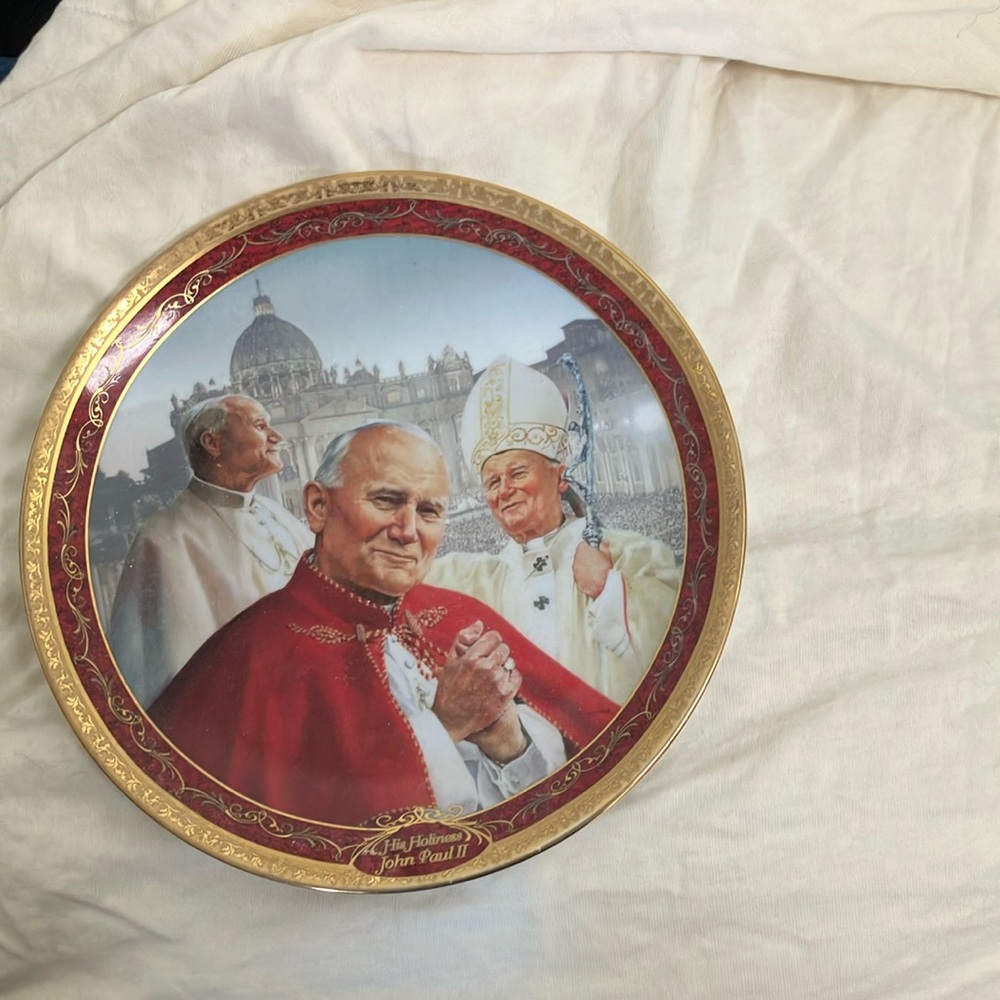 John Paul II collector plate